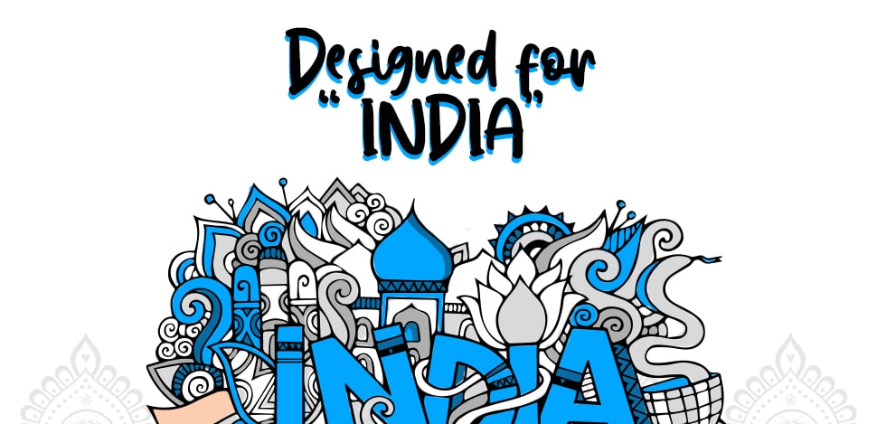 Designed for India, User Experience Design, UI Design, UX Design, Digital India, Make in India.